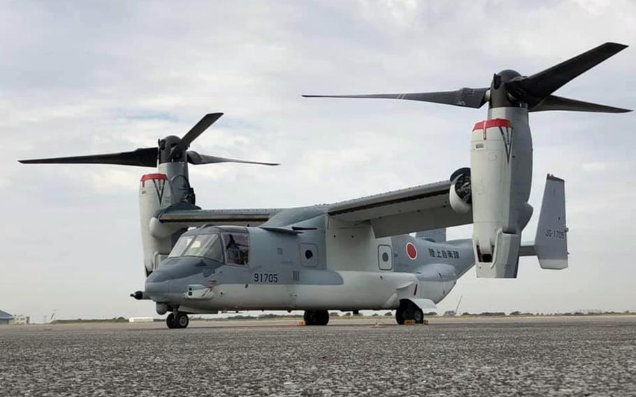 Japan has received 11 of the 17 V-22 Ospreys it ordered from Bell Boeing in 2015. 