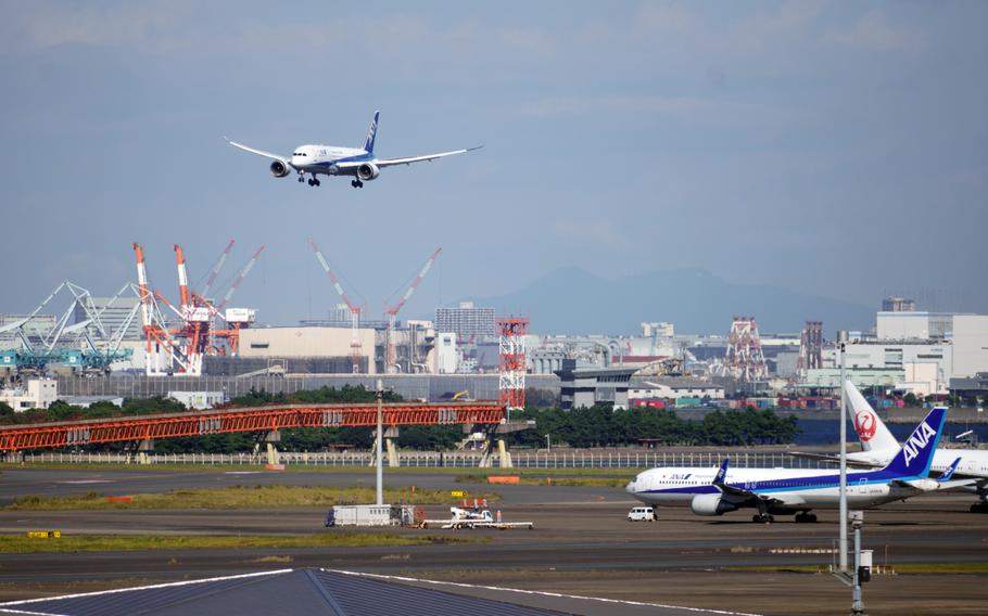 The Okinawa Domestic Connection Program allowed U.S. troops to travel from Haneda International Airport to Naha, Okinawa, after a minimum eight hours between flights in approved lodging. 