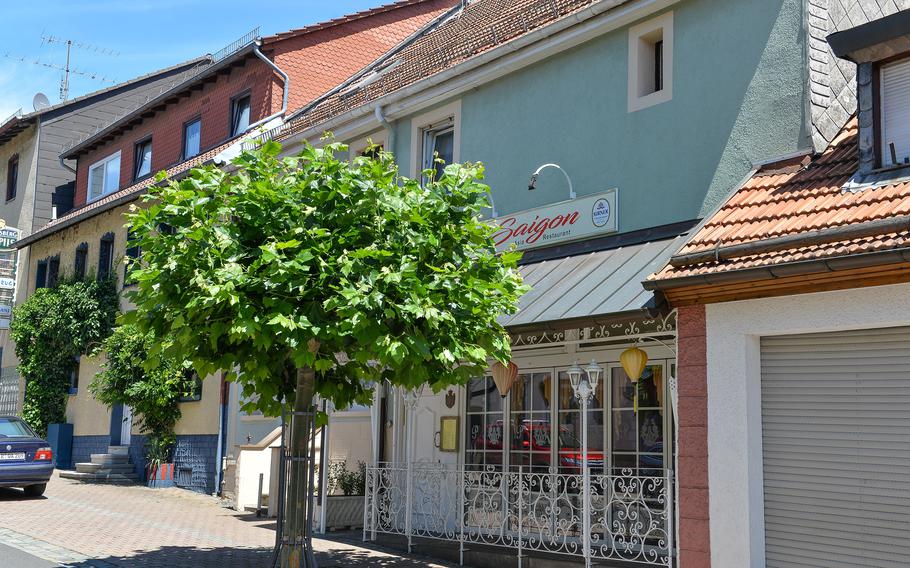 The Saigon Asia Restaurant in Baumholder, Germany, July 12, 2022. In the 1970s, the building housed a bar called Orient Club, and was frequented by American service members.
