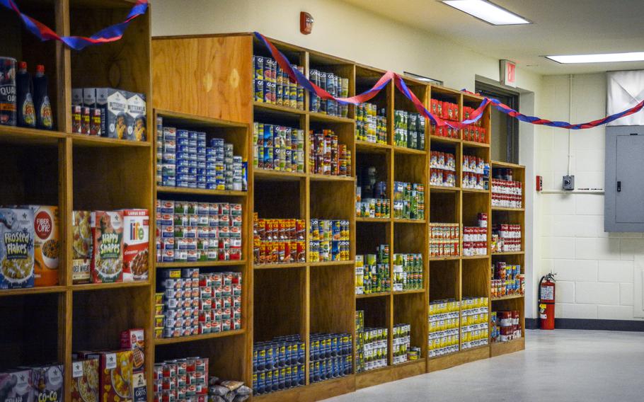 The Warrior Food Pantry opened on Camp Humphreys, South Korea, May 8, 2024.