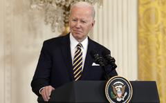 President Joe Biden at the White House in Washington, D.C., on Tuesday, March 29, 2022. 