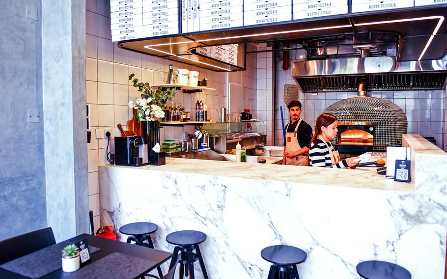 Inside Nuovo Pizzeria in Manama, Bahrain