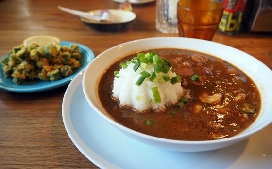 Gumbo Hut Shioya serves a decent version of the Louisiana staple within walking distance of Yokota Air Base, Japan.