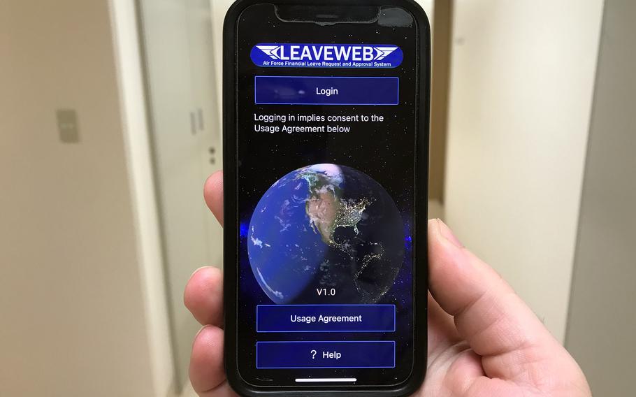 LeaveWeb Mobile was launched by the Air Force last month so airmen and guardians can request and approve leave on the go. 