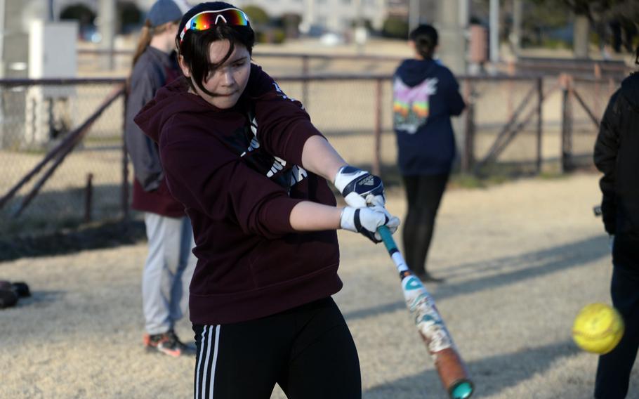 Remi Sherratt, who has suffered one injury after another the last 2 1/2 years, is hopeful she can complete her season softball season for Zama.