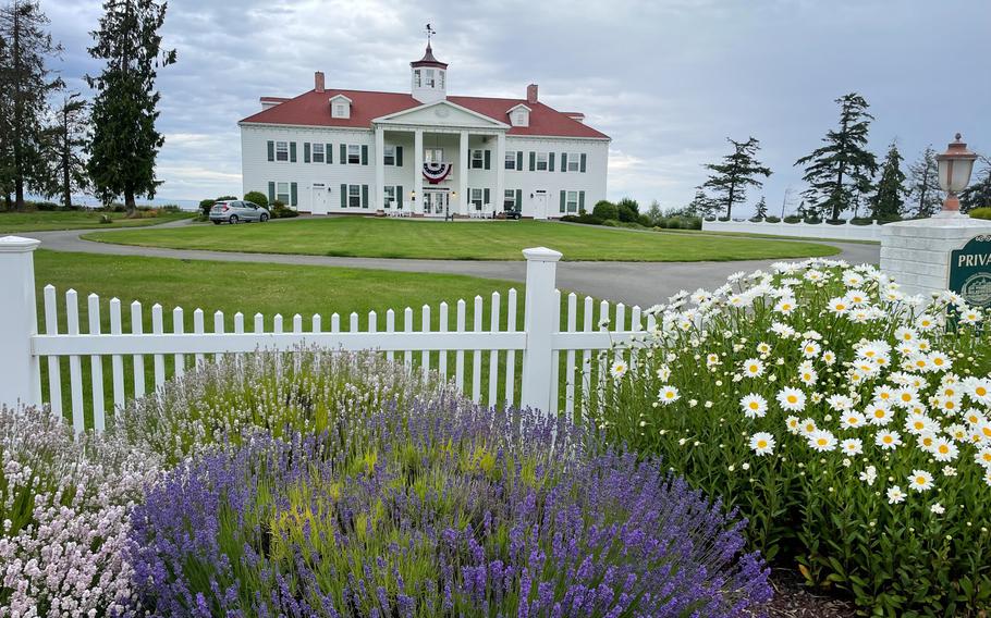 The owners of the George Washington Inn in Port Angeles, which was modeled after Mount Vernon, grow lavender on the property and use it in homemade products such as soap, oils and lotion. 