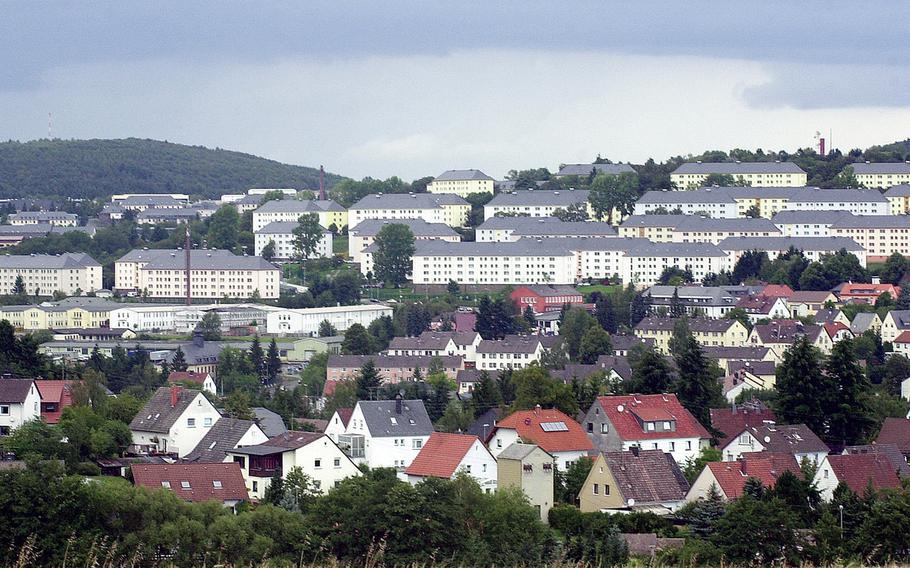 Smith Barracks dominates Baumholder’s otherwise rural setting. 