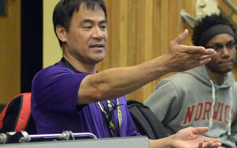 Humphreys' wrestling coach Ben Pak says he's no fan of the new Pacific wrestling weight classes, but that he and his wrestlers will adjust.