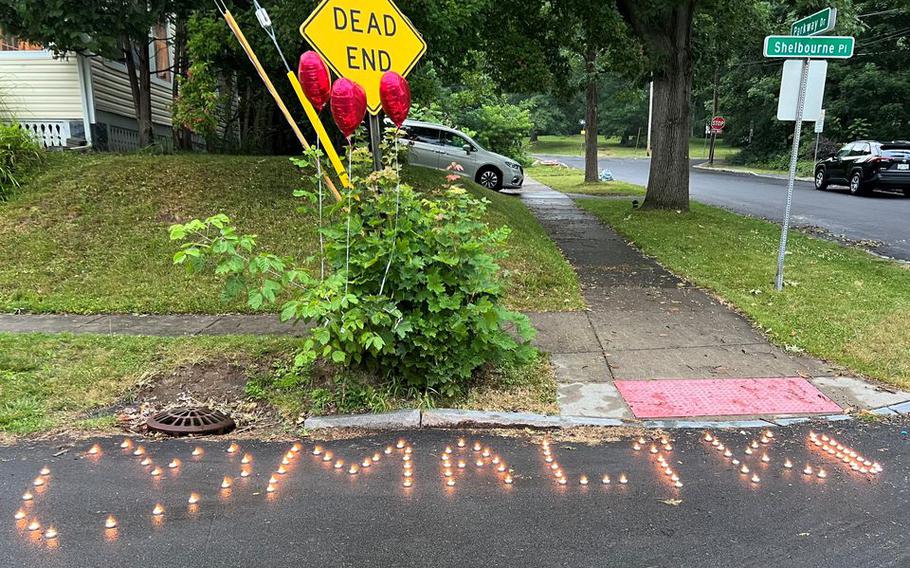 A vigil was held Tuesday night, July 5, 2022 for a 19-year-old man who was fatally shot in Syracuse on Monday, July 4, 2022.