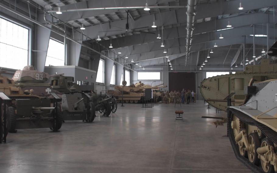 This video screenshot shows inside the U.S. Army Armor & Cavalry Collection, which is responsible for preserving the Army’s cavalry and armor heritage, history and artifact collection.