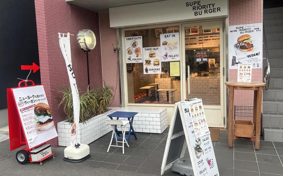 The menu is 100% vegan at Superiority Burger in Shimokitazawa, Tokyo. 