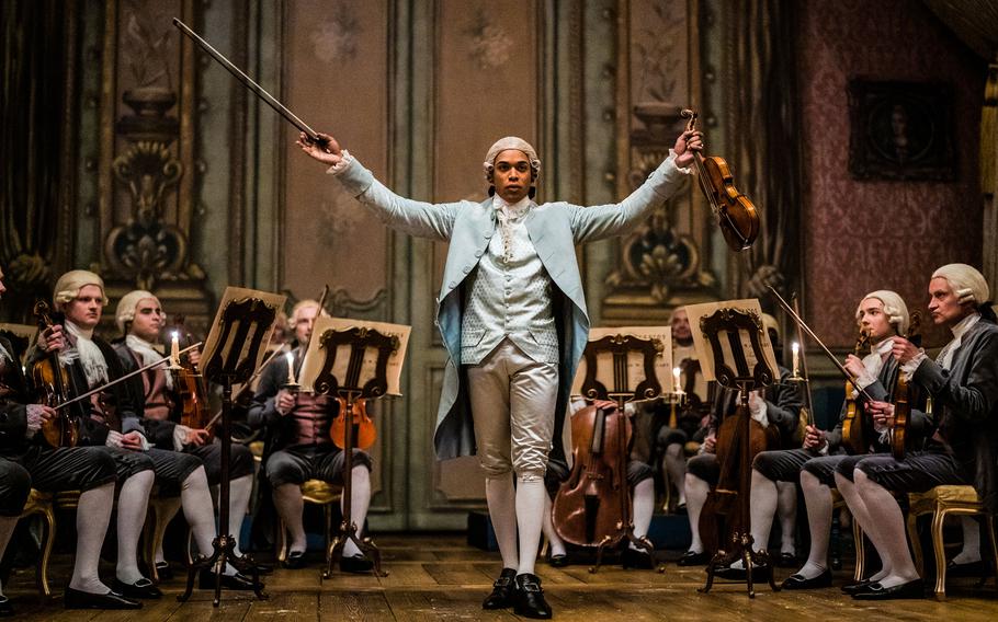 “Chevalier” tells the story of Black composer Joseph Bologne in 18th-century France. It’s expected April 7.
