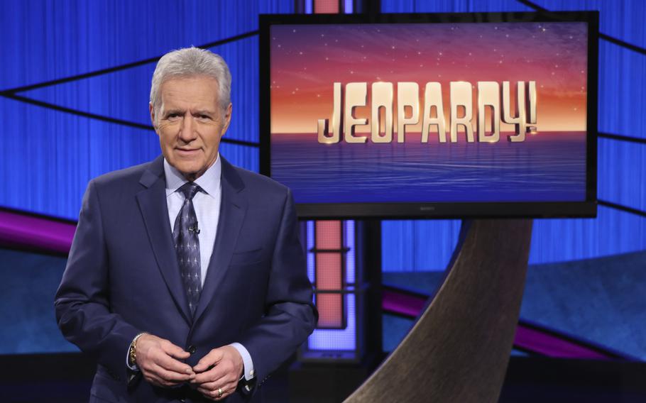 Alex Trebek, longtime host of the game show "Jeopardy!"  Filling the void left by Trebek after 37 years involves sophisticated research and a parade of guest hosts doing their best to impress viewers and the studio that will make the call.  