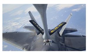 In this photo provided by the Alaska National Guard, an F-22 Raptor fighter jet hooks up to an Alaska Air National Guard KC-135 Stratotanker, from the 168th Air Refueling Wing, to conduct in-air refueling over the Joint Pacific Alaska Range Complex during their fighter/bomber exercises, May 1, 2014. Personnel changes implemented at the national level may hinder the Alaska Air National Guard's ability to refuel U.S. and Canadian fighter jets when they scramble to escort Russian bombers nearing North American air space. (Lt. Bernie Kale/Alaska National Guard via AP)