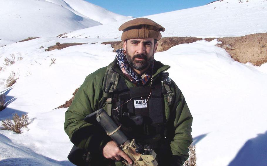 Chief Master Sgt. Ramon "CZ" Colon-Lopez, the senior enlisted adviser to the chairman of the Joint Chiefs of Staff, is shown with the beard he wore while serving in Afghanistan. Colon-Lopez opposes allowing service members to have beards in most cases.