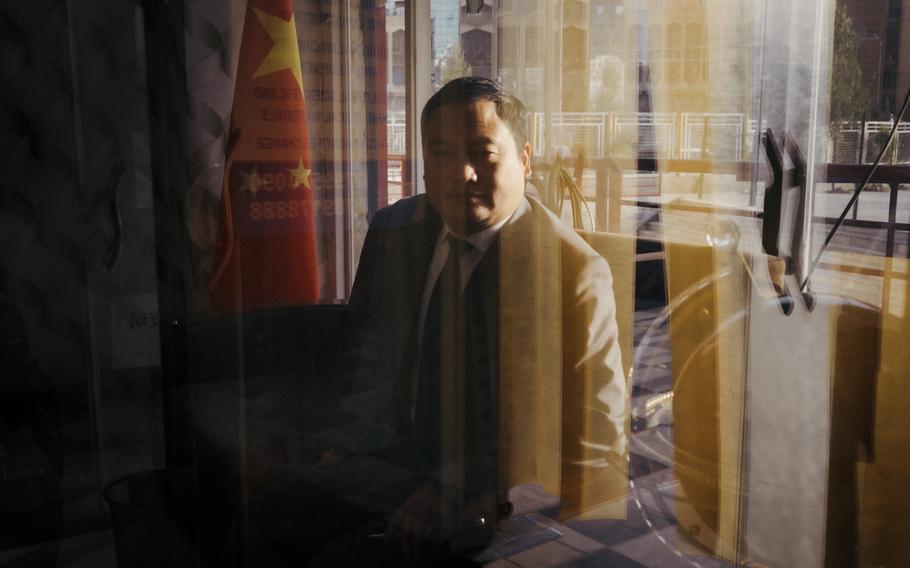 Yu Minghui, co-owner of the Faqiri steel mill, at the Kabul facility in May 2023. The Chinese businessman has spent many years in Afghanistan. 