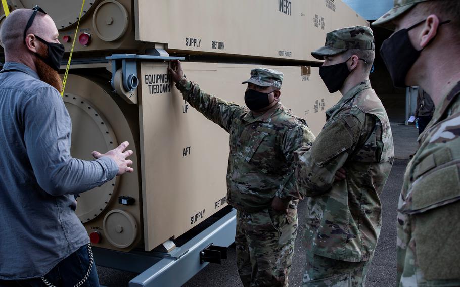 In March 2021, the U.S. Army began delivering the first prototype hypersonic equipment to Soldiers with the arrival of two training canisters. Hypersonic weapons, capable of flying at speeds greater than five times the speed of sound (Mach 5+), are a new capability that provide a unique combination of speed, maneuverability and altitude to defeat time-critical, heavily-defended and high value targets. Hypersonics is part of the Army’s number one modernization priority of Long Range Precision Fires, and is one of the highest priority modernization areas the Department of Defense is pursuing to ensure continued battlefield dominance. Later in 2021, the Army will deliver all additional ground equipment for the Long Range Hypersonic Weapon (LRHW) prototype battery. LRHW battery fielding will complete in Fiscal Year (FY) 2023 with the delivery of live missile rounds. (Courtesy Photo)