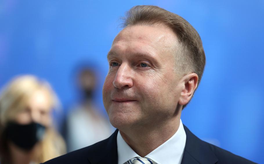 Igor Shuvalov, chairman of Vnesheconombank, at the St. Petersburg International Economic Forum (SPIEF) in St. Petersburg, Russia, on June 3, 2021. MUST CREDIT: Bloomberg photo by Andrey Rudakov.