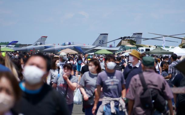 The annual Friendship Festival drew tens of thousands of people to Yokota Air Base, Japan, Sunday, May 22, 2022.