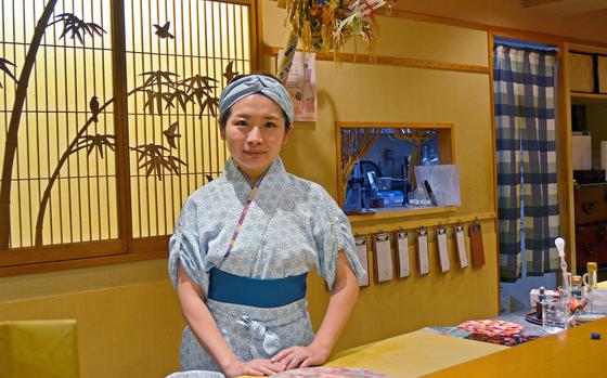 Yuki Chidui is head chef and manager of Nadeshico Sushi in Tokyo, Japan's only all-female staffed sushi restaurant. 