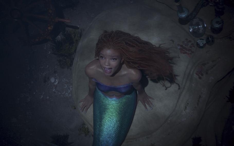 The live-action version of Disney’s musical “The Little Mermaid” stars Halle Bailey as Ariel. Look for it May 26.