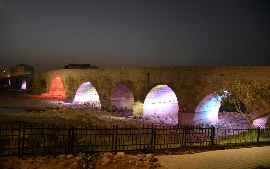 The Justinianus Bridge, also called the Taskopru, or stone bridge, was built by the Romans in Adana, Turkey, around the year 380.