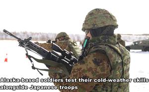 U.S. soldiers from a division that specializes in extreme cold-weather operations are putting their skills to the test alongside Japanese troops on the northern island of Hokkaido this month.