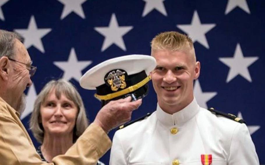 Lt. Hyrum Hanlon, the U.S. Navy pilot who was killed last week in the crash of a E-2D Advanced Hawkeye aircraft in Virginia, received his commission in 2017, the service said.