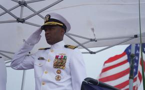 Capt. Walter Mainor took command of Destroyer Squadron 15 at Yokosuka Naval Base, Japan, on Aug. 18, 2022.