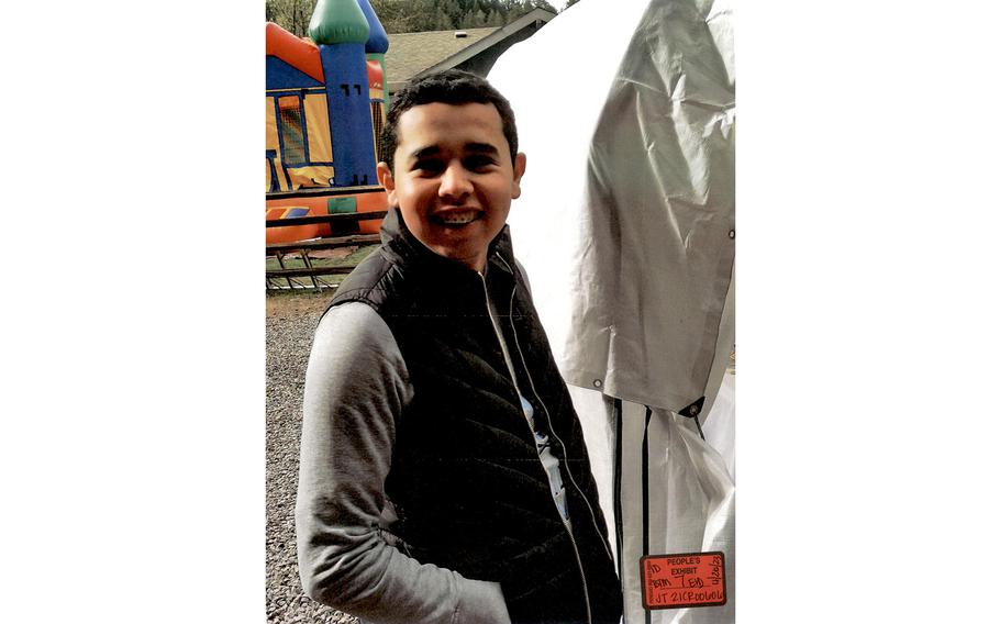 Ulises Anwar Ayala Rodriguez, aka Chino, hours before his death. 
