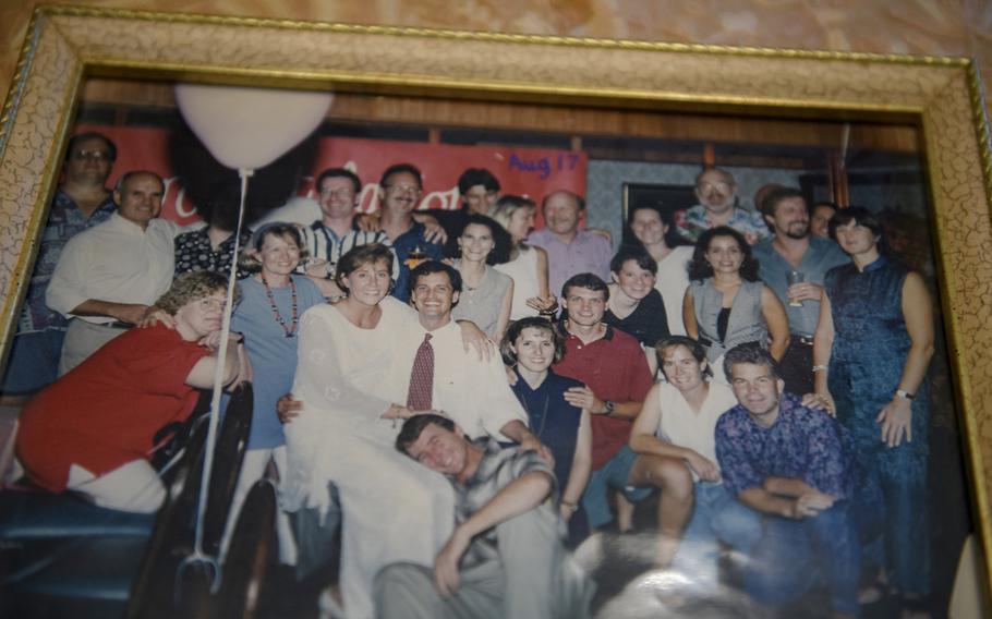 Looking through photos recently, Jane Fogel showed one of her and Marc with friends at their wedding in Malaysia.