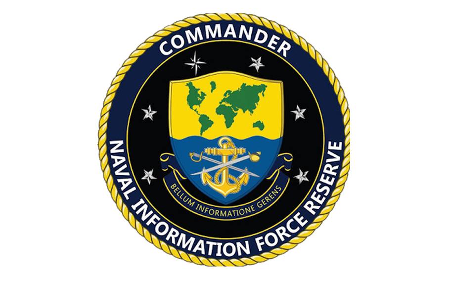 The logo for Commander, Naval Information Force Reserve.