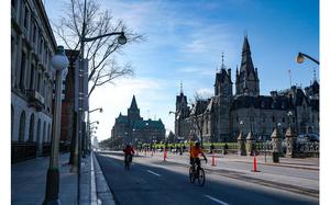 Parliament Hill in Ottawa, Ontario. MUST CREDIT: David Kawai/Bloomberg