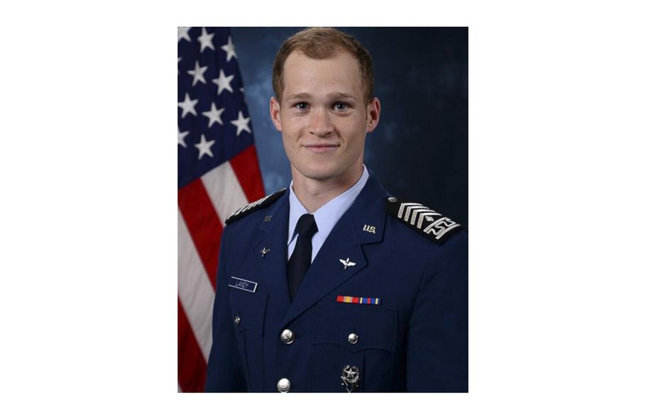 Air Force Academy Cadet James Landy.
