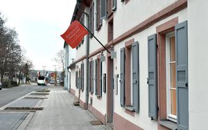 Restaurant Orangerie in Kirchehimbolanden, Germany, opened in October 2022. Here is the entrance off Dr.-Edeltraud-Siessl-Alle on March 6, 2023.