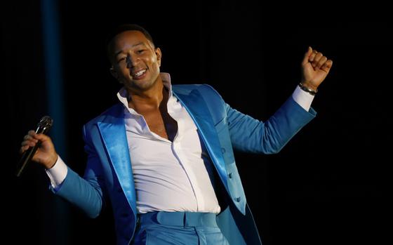 John Legend is scheduled to perform in London on July 16.
