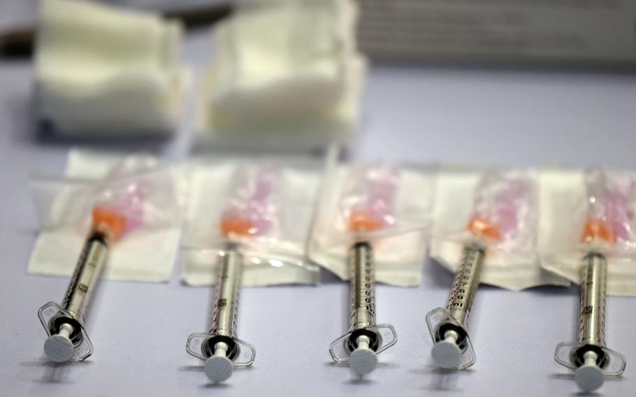 The CDC says there have been more than 1,200 cases of heart inflammation in people who received messenger RNA COVID-19 vaccines. (Brad Horrigan/The Hartford Courant/TNS)
