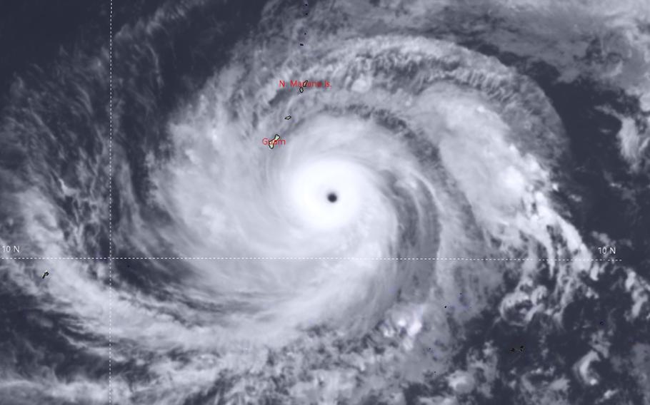 Mawar was upgraded to a super typhoon around 5 p.m. Tuesday, May 23, 2023.