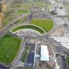 An aerial view shows the Western New York National Cemetery.