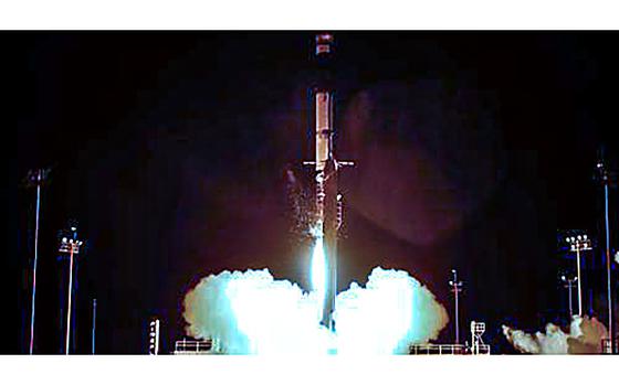An Alpha Rocket launches from Vandenberg Space Force Base on Thursday, Sept. 14, 2023.