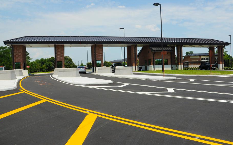 The LaSalle Avenue Gate at Langley Air Force Base, Va.