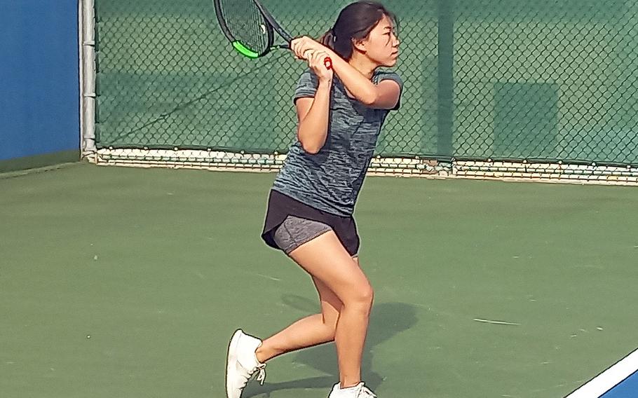 Senior Michelle Yoo is one of three returning girls singles players for Daegu.