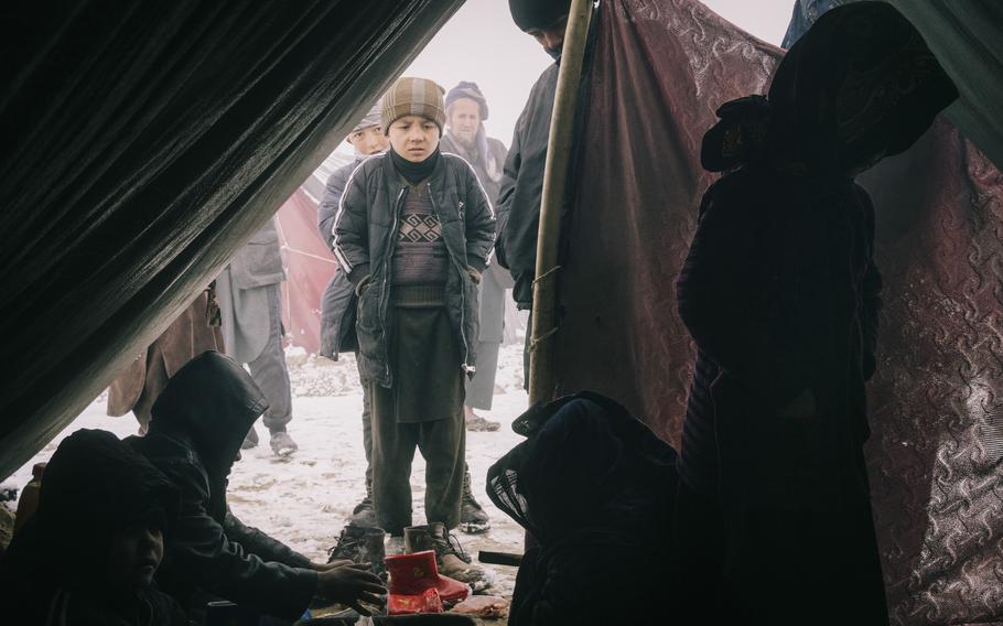 120p na               A camp for internally-displaced people near the city of Mazar-e Sharif, Afghanistan. MUST CREDIT: Photo by Lorenzo Tugnoli for The Washington Post.