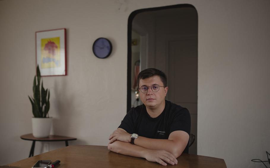 Anthony Del Grosso at his home in Albuquerque. Del Grosso, 28, has begun the process of obtaining dual citizenship by descent in Italy.