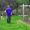 Veteran Donald Rhodes adopted Yankee, a rescue dog, through the low-cost pets-for-patriots program from Harford County, Connecticut, animal shelter. (Kenneth K. Lam/Baltimore Sun/TNS)