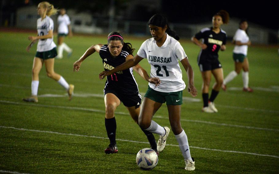 Solares Solano, who led the Pacific’s girls with 36 goals last year, helped Kubasaki to an unbeaten 3-0-1 regular-season ledger against Emmah Strong  and Kadena.