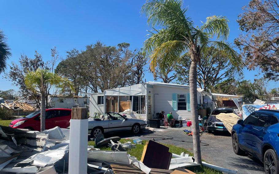 More destruction from Hurricane Ian is shown in Englewood, Fla.