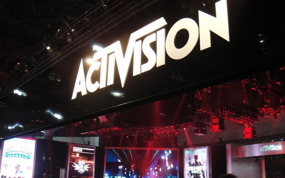 An Activision booth on June 7, 2011. The European Union cleared Microsoft’s $69 billion purchase of the gaming company Activision Blizzard, a rare victory for the companies embroiled in a global battle to close one of the largest acquisitions in the history of the tech industry after blows from regulators in the United States and Britain.