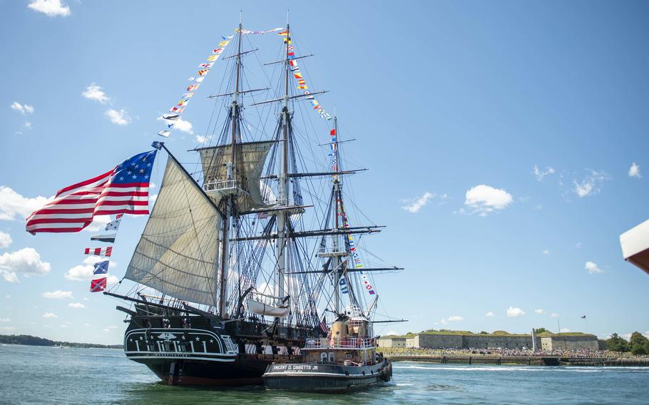USS Constitution goes underway in Boston Harbor in celebration of Independence Day, 2022. USS Constitution is the world’s oldest commissioned warship afloat.