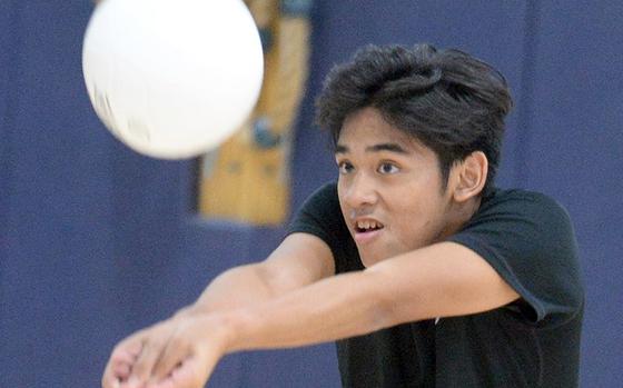 Sophomore Troy Abinsay will play libero for Osan's boys volleyball team.